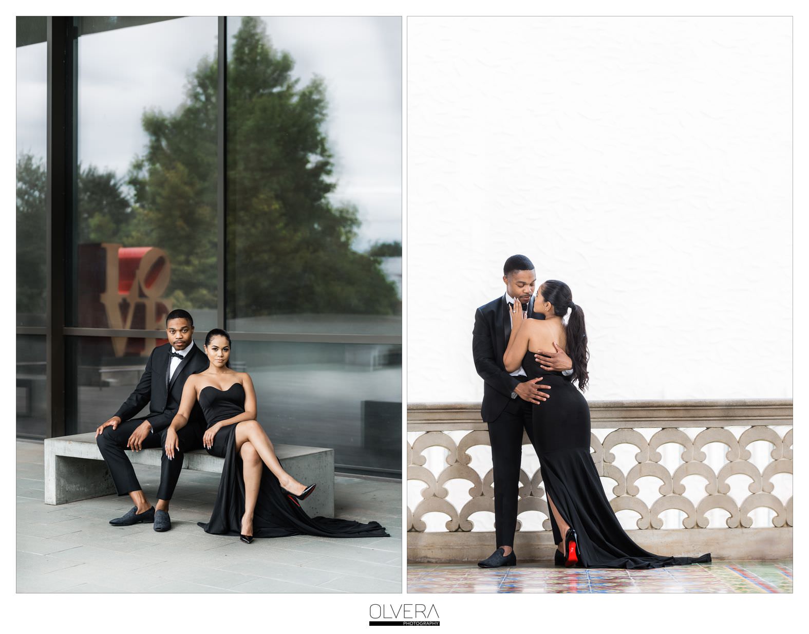 Glam Engagement Portraits at McNay Museum_San Antonio,TX 2