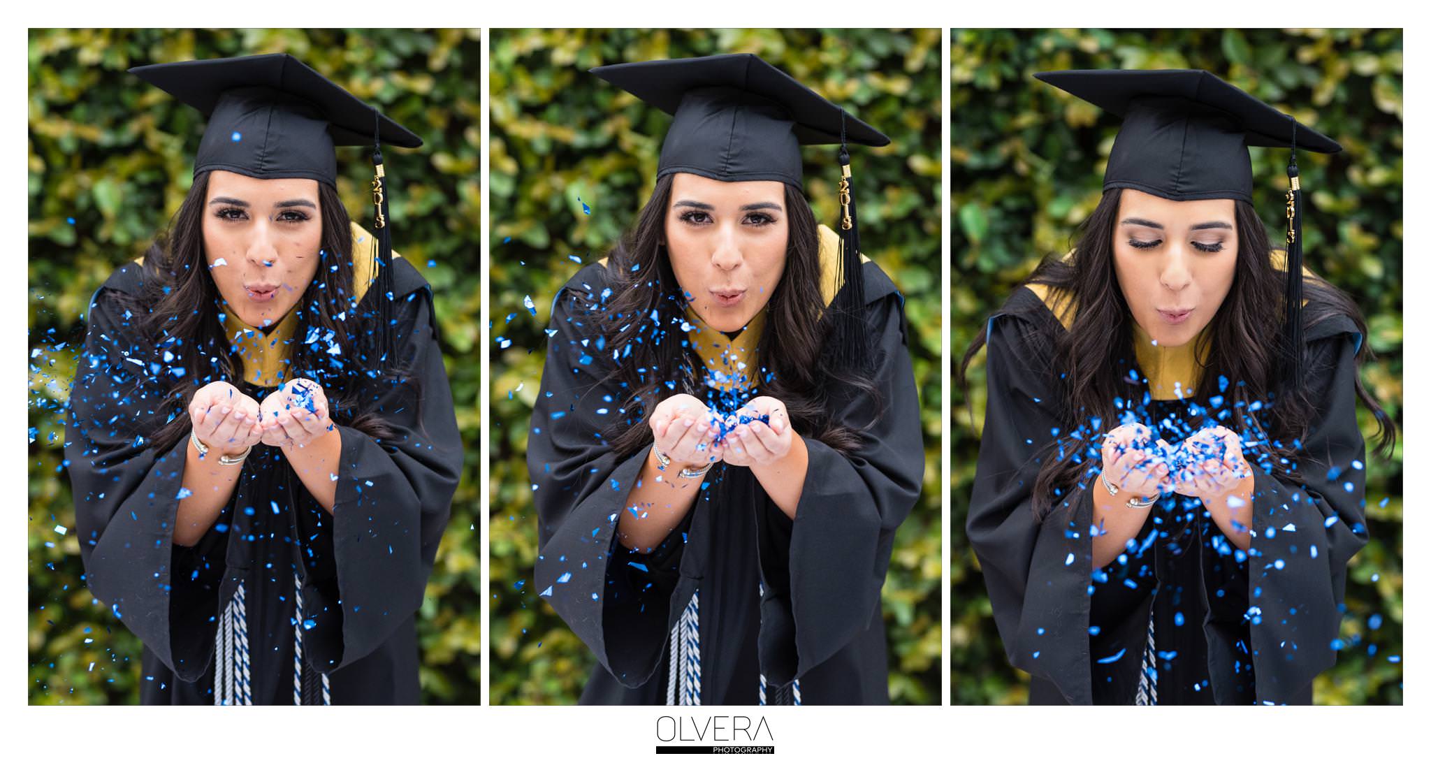 OLLU_Blowing glitter-Senior Portraits_San Antonio-tx-photographer